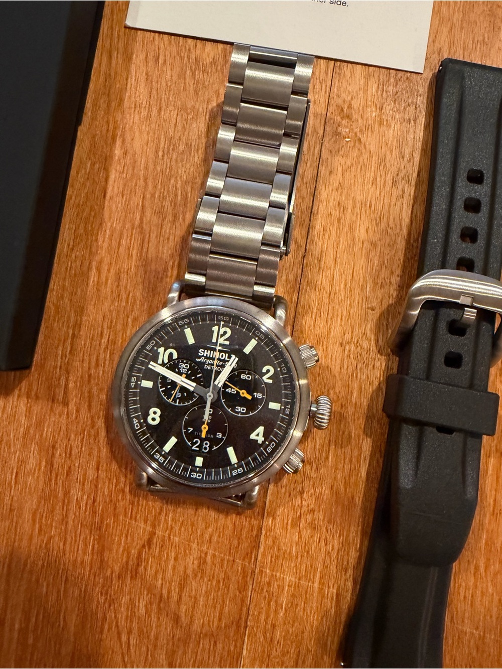 Shinola West Wind Runwell men’s watch, VERY GOOD CONDITION